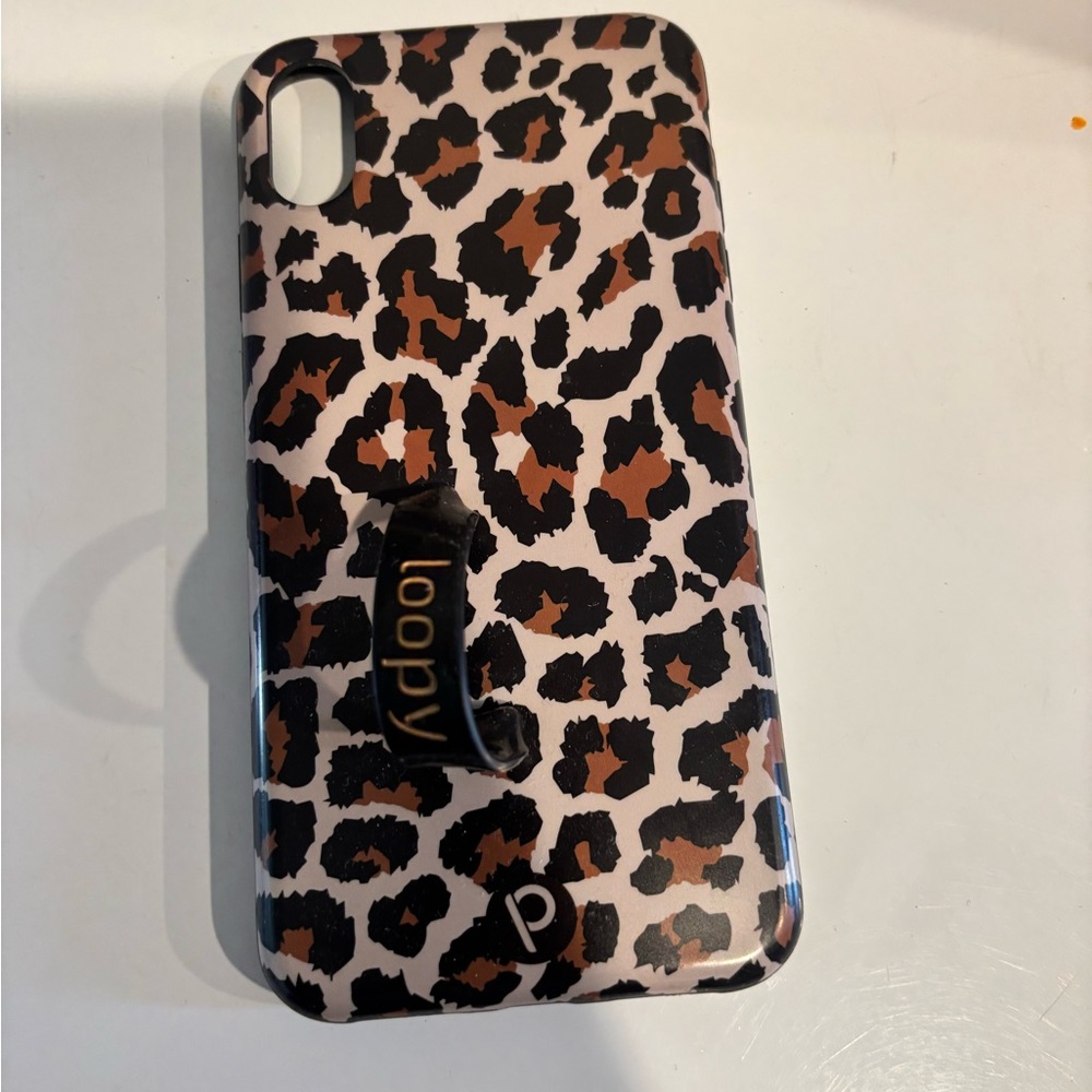 Loopy Case Leopard Print Phone Case in Brown and Black